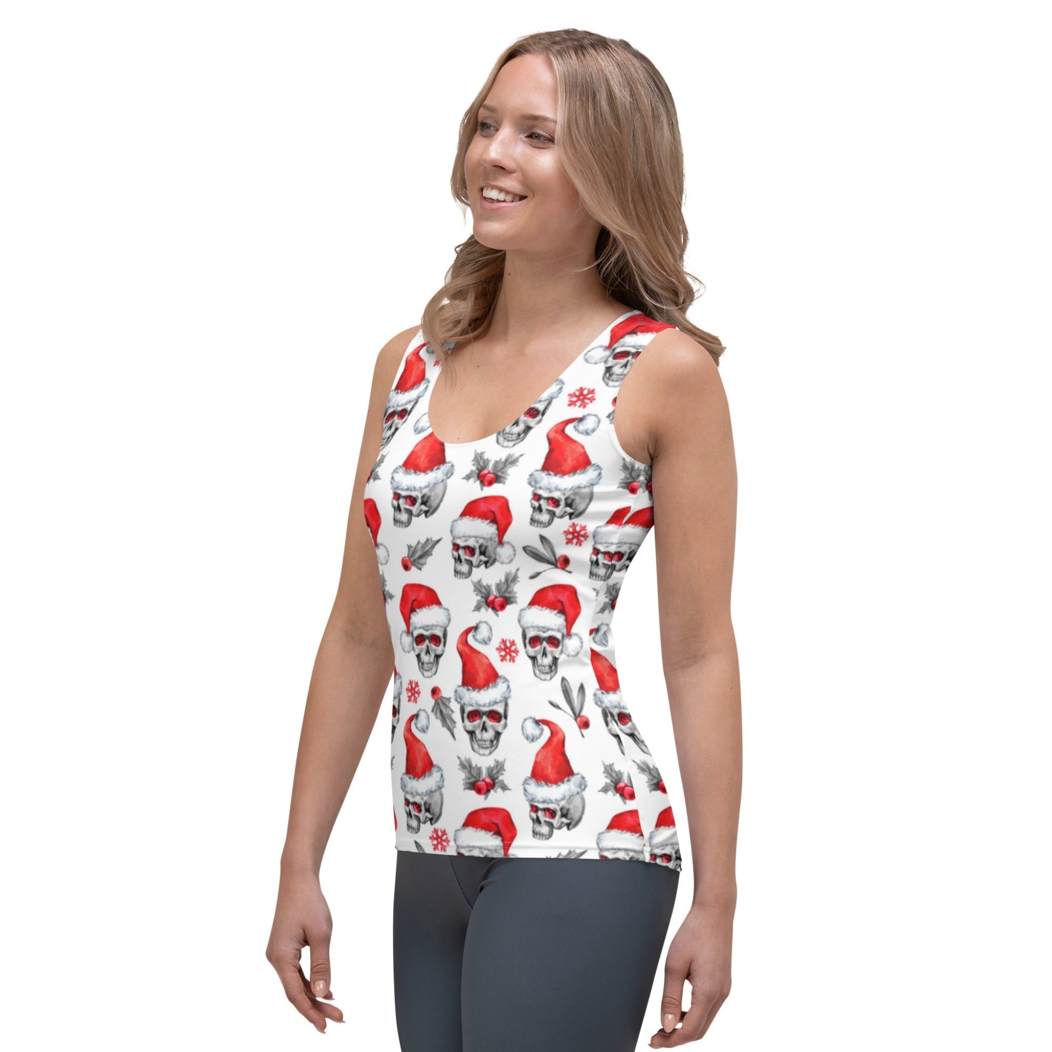Christmas Skulls Tank Top